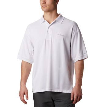 Columbia Polo Heren, PFG Perfect Cast Wit, 51OYXTDEL